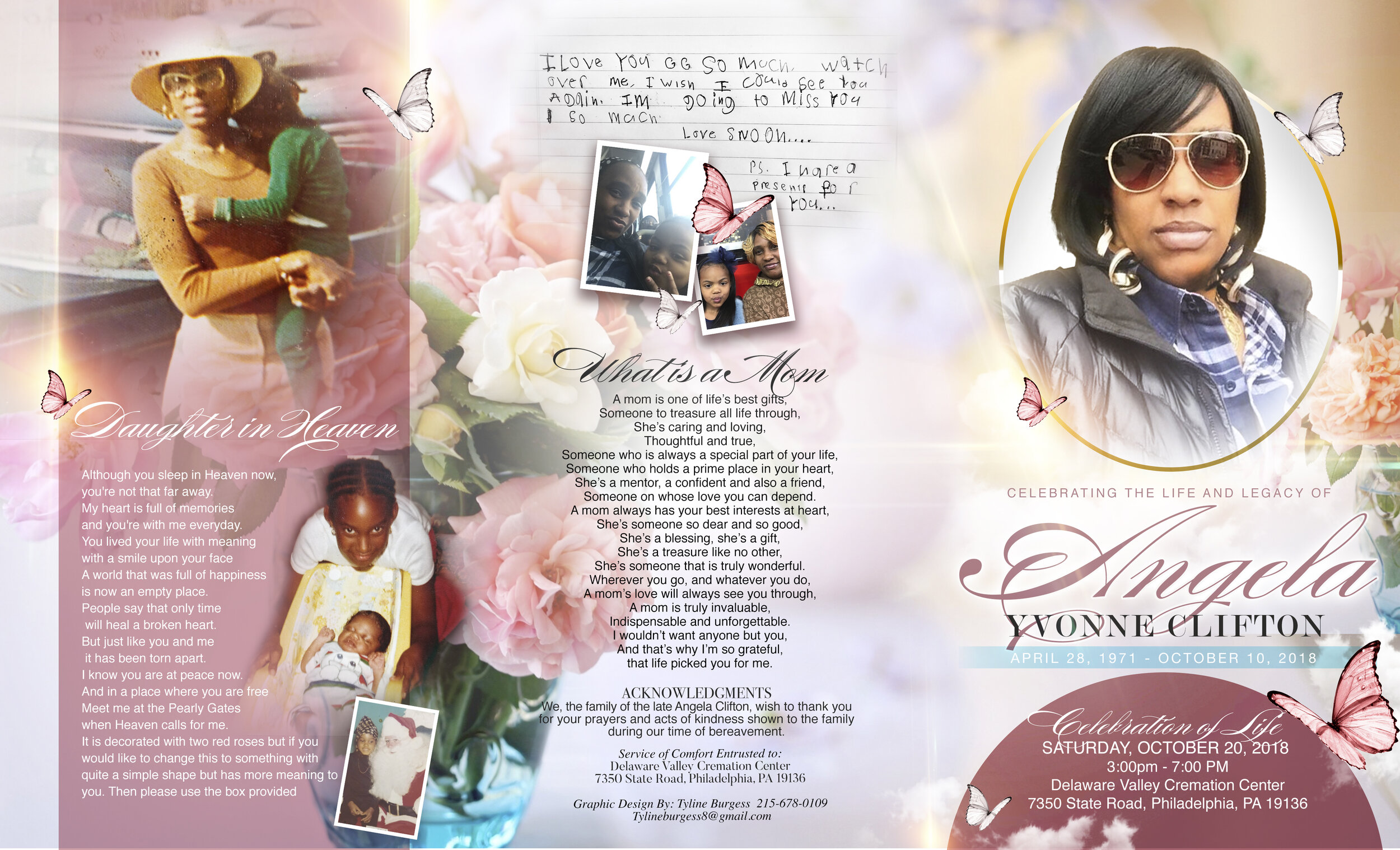 Angela Clifton 8.4x11 Trifold (Legal Size)