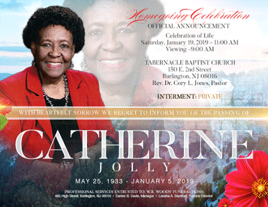 Catherine Jolly Digital animated Announcement Card