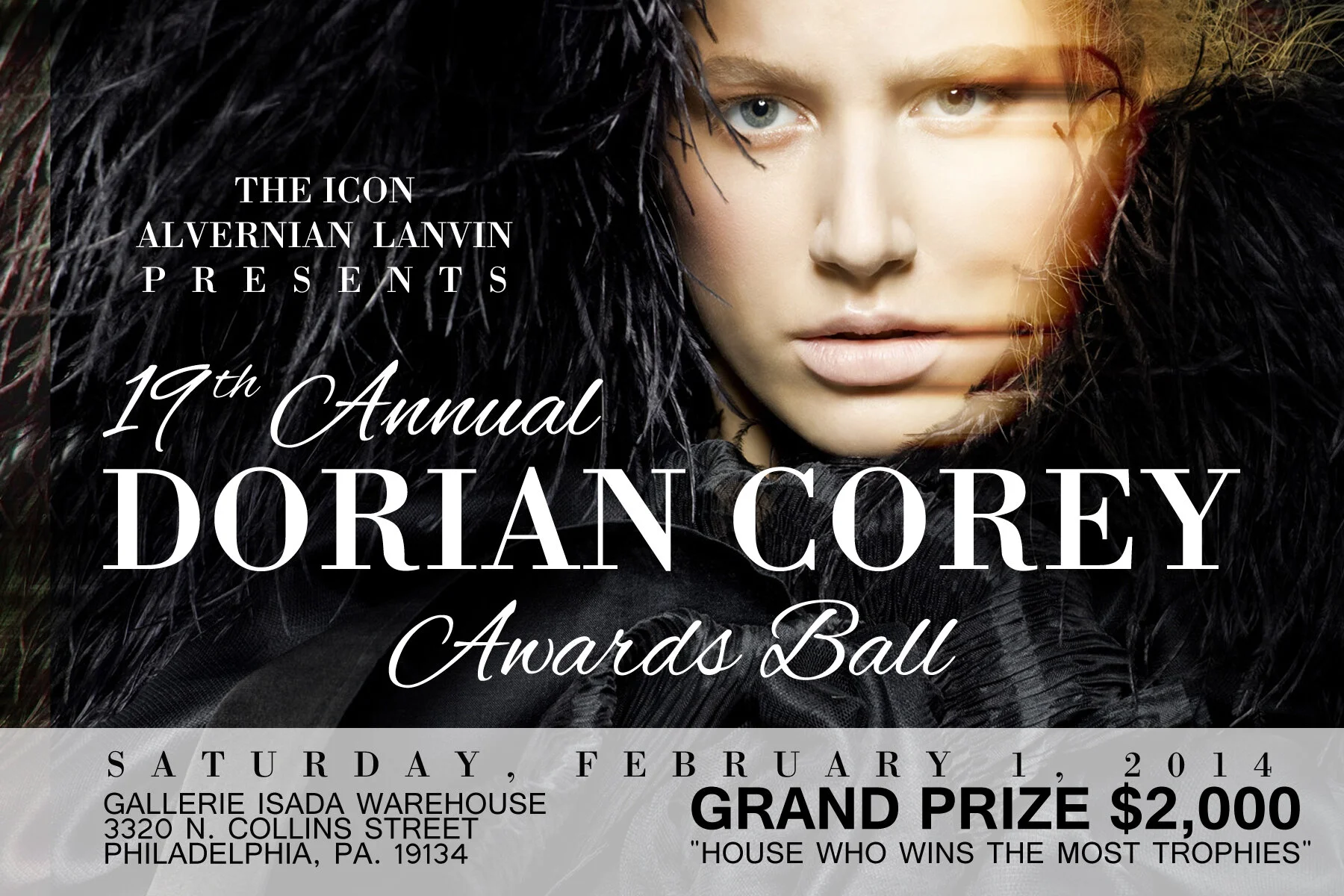 19th Annual Dorian Corey Awards Ball Pre Flyer