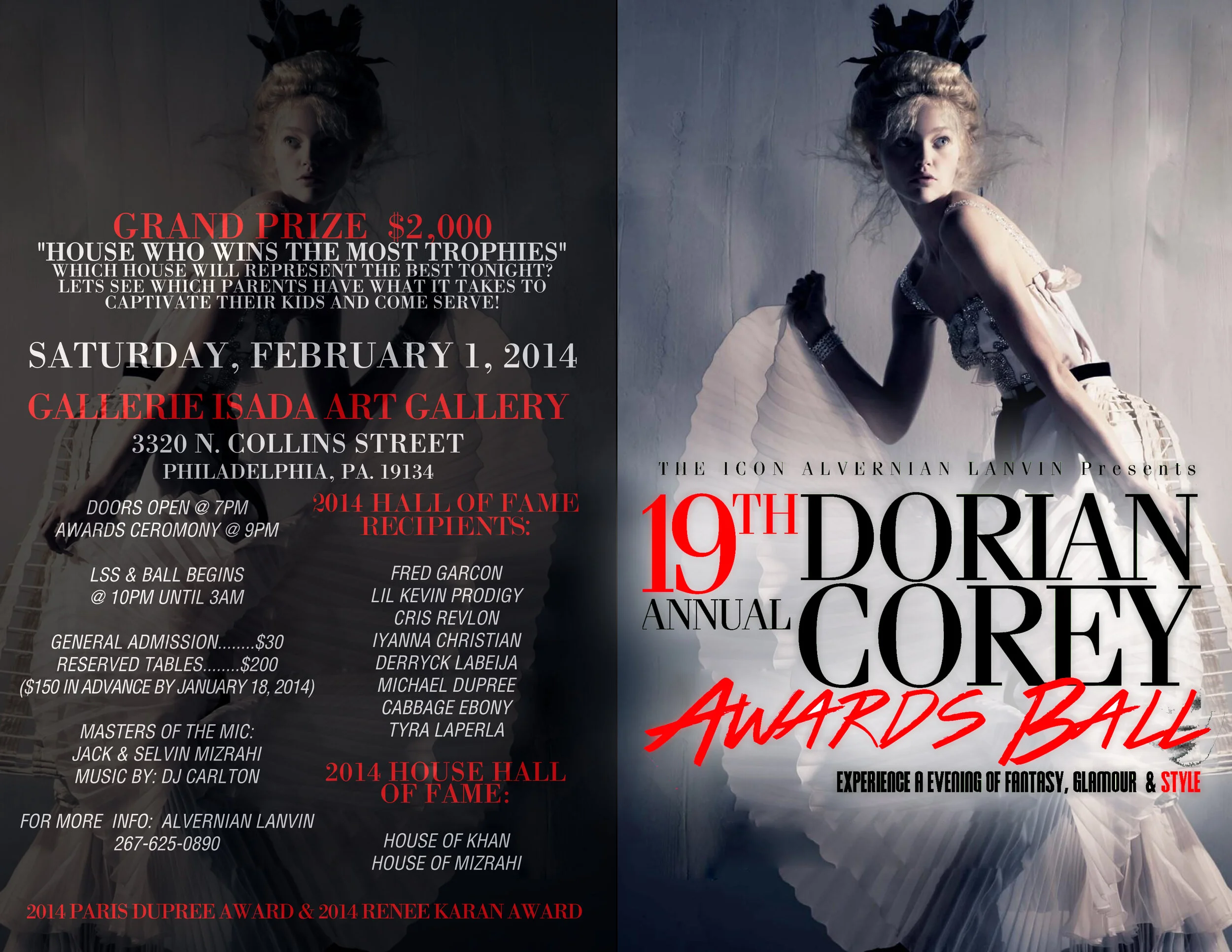 19th Annual Dorian Corey Awards Ball ALT Cover