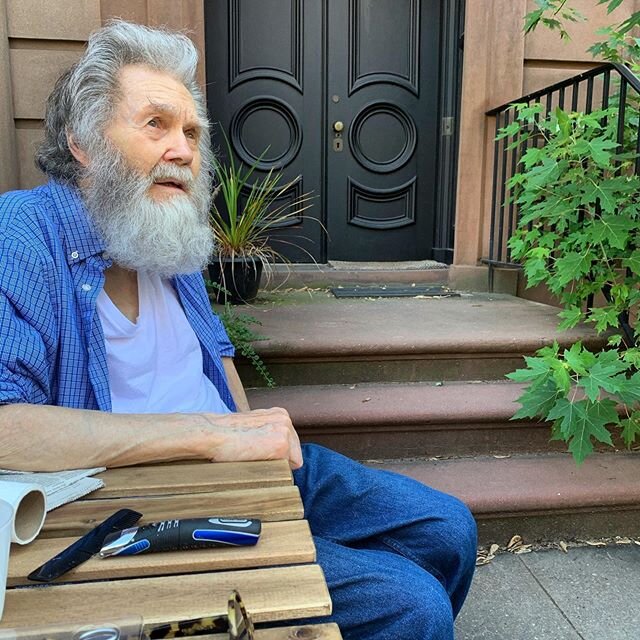 This is our sweet landlord Gil. He&rsquo;s 87. I adore him. We sit and talk for hours about life and all that&rsquo;s happening in the world. We haven&rsquo;t been in the city much so I&rsquo;ve missed seeing him but yesterday we got to visit for awh