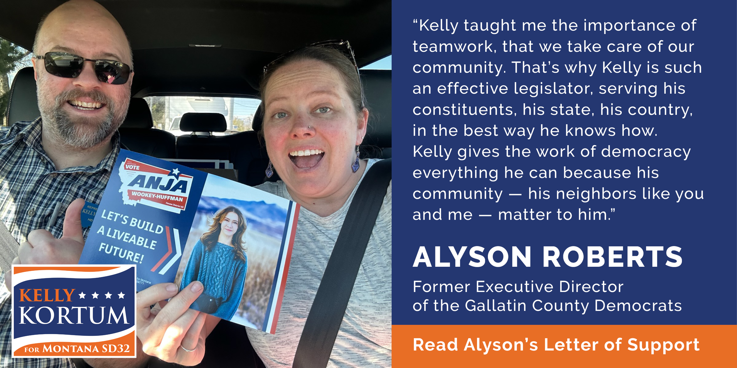 Endorsement from Alyson Roberts, Former Executive Director of the Gallatin County Democrats