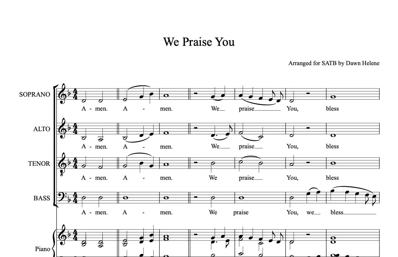 We Praise You (Σὲ ὑμνοῦμεν — Se imnúmen)