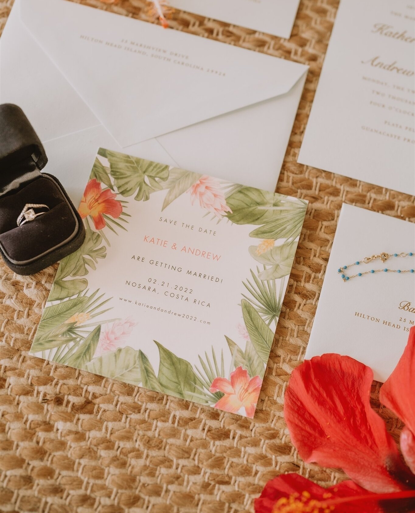 Lucky us, tropical vibes never go out of style in paradise...🌺⁠
⁠
Photographer @adrimendezphotography⁠
Planning &amp; Coordination @weddingsnosara⁠
Bride @katieahoran⁠
Groom @andrewp608