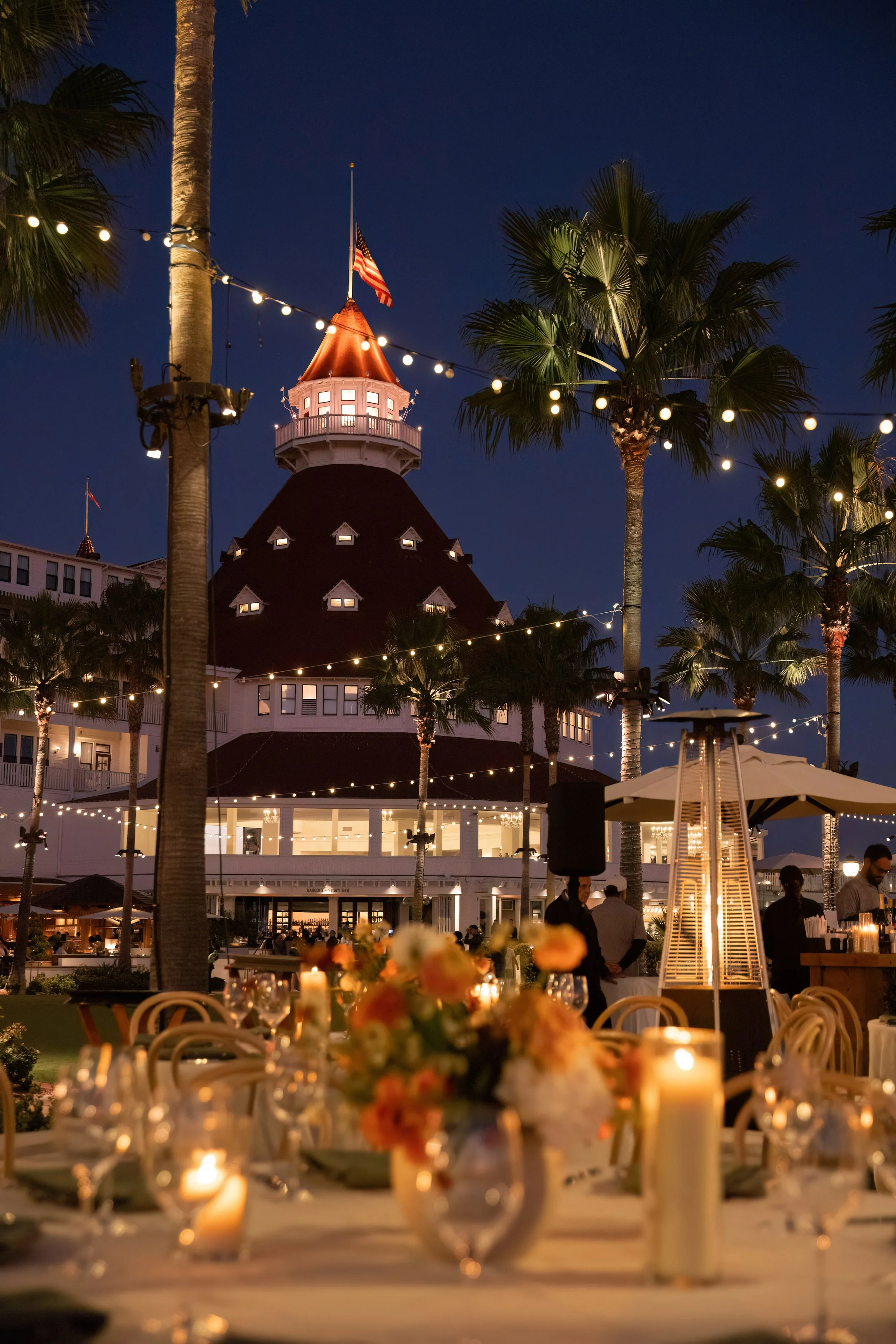 Corporate Event for our Clients at the Historic Hotel Del Coronado in San Diego