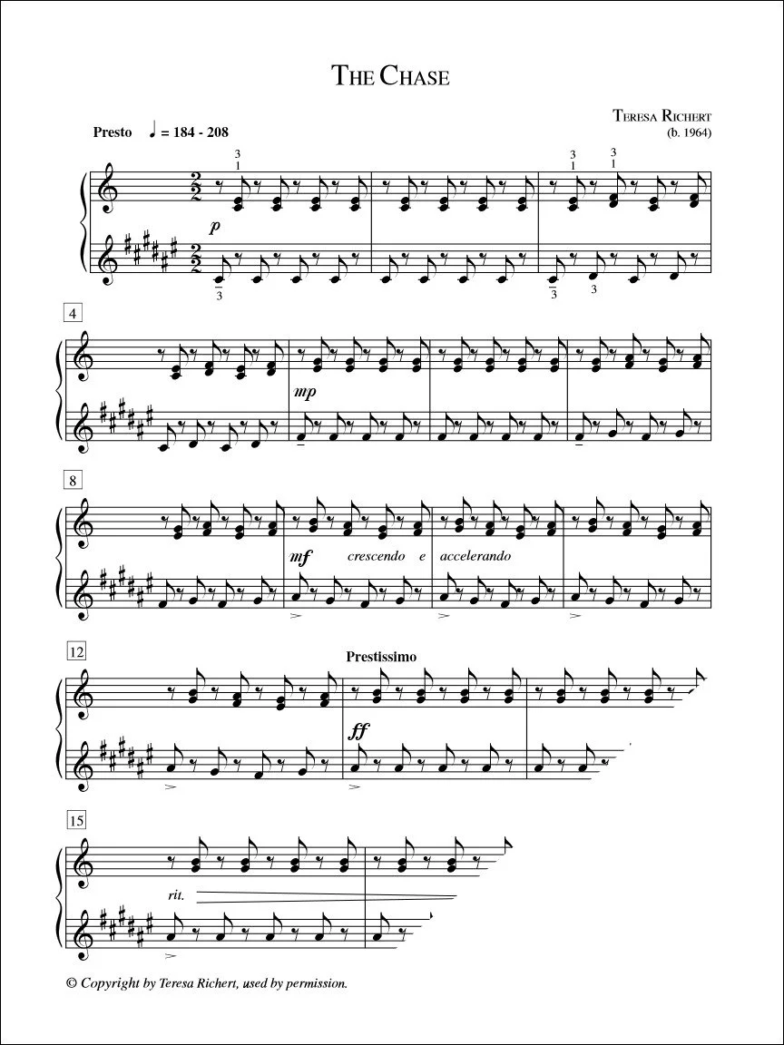 The Chase (Op. 823 No. 16) - Richert
