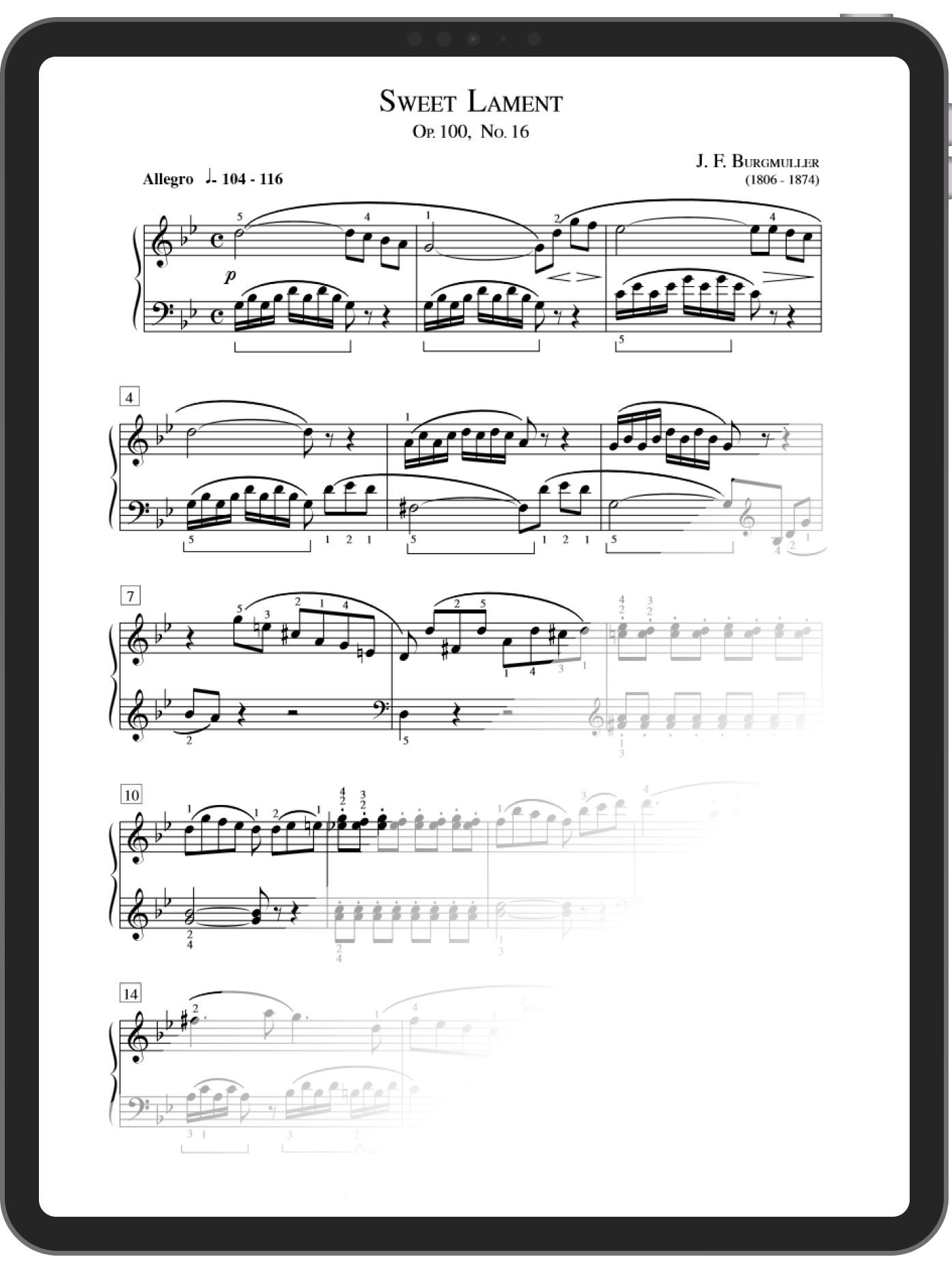 16 Sweet Lament (Op. 100 No. 16) - Burgmuller.png