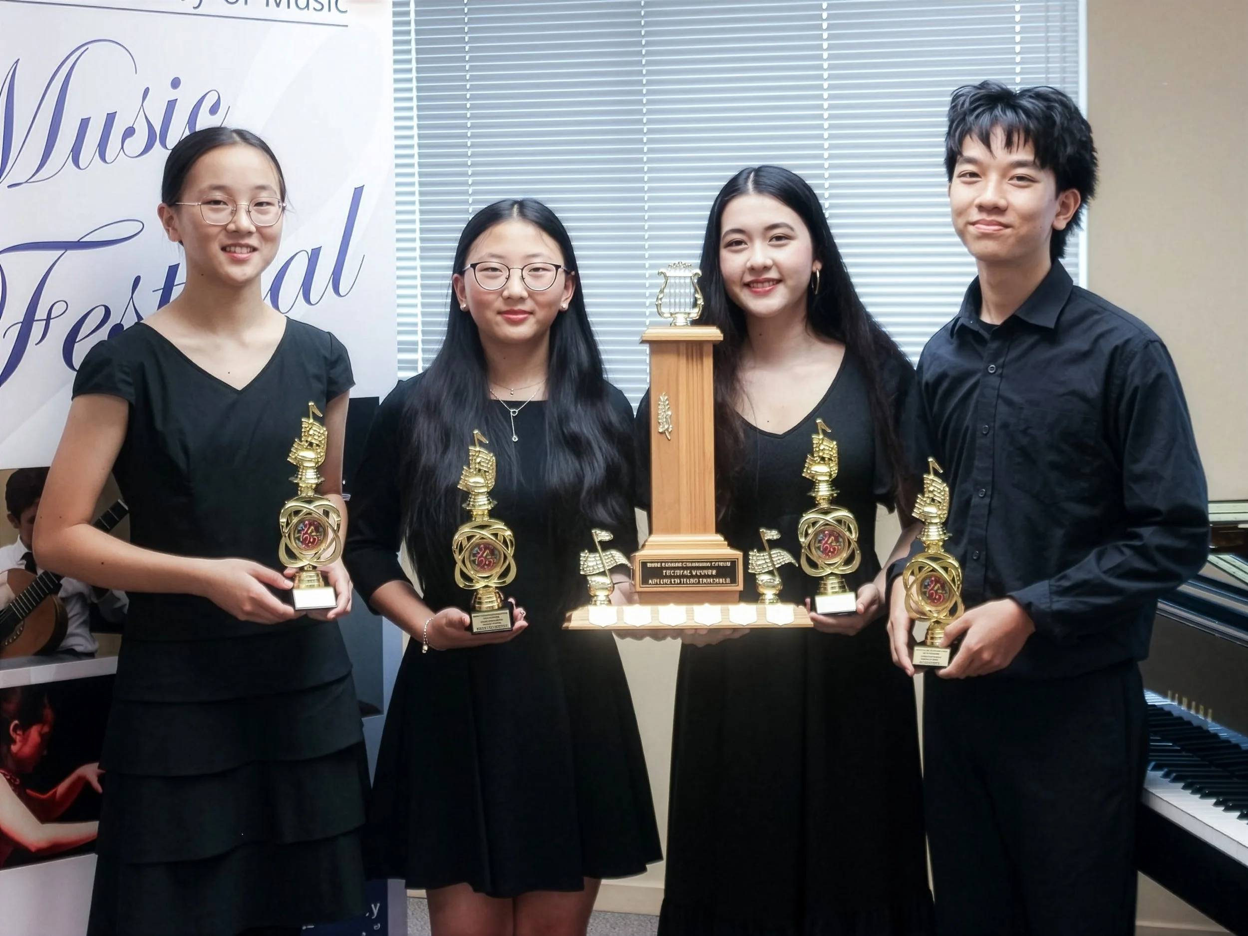 PHOEBE ZHANG, SHANNON ZHANG, EMMALYN NOBLE &amp; BOAZ CHUI