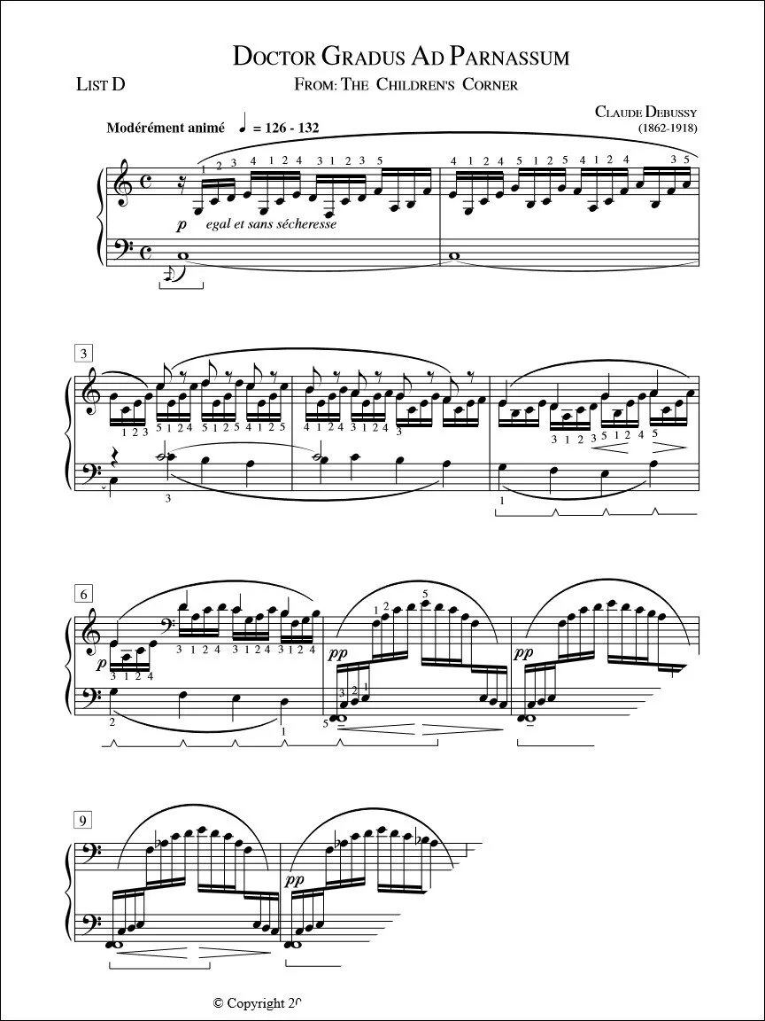 Doctor Gradus Ad Parnassum - Debussy