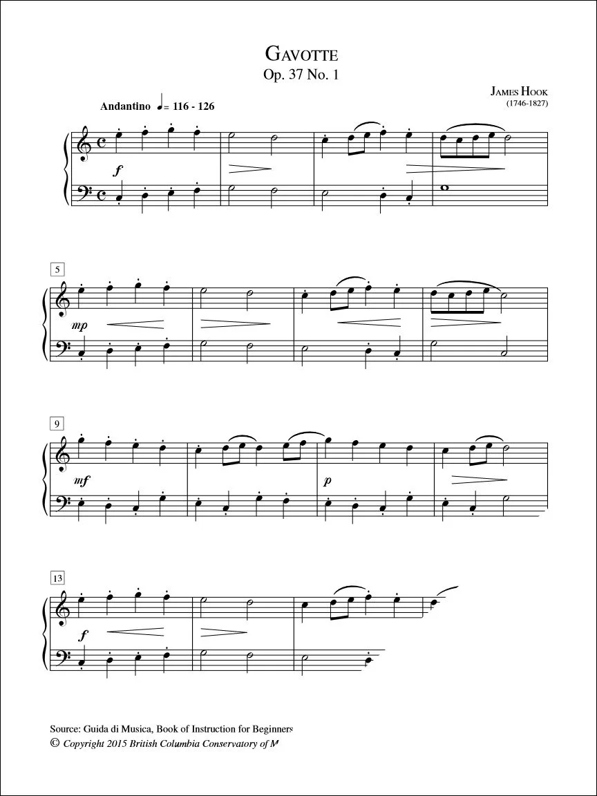 Gavotte - Hook
