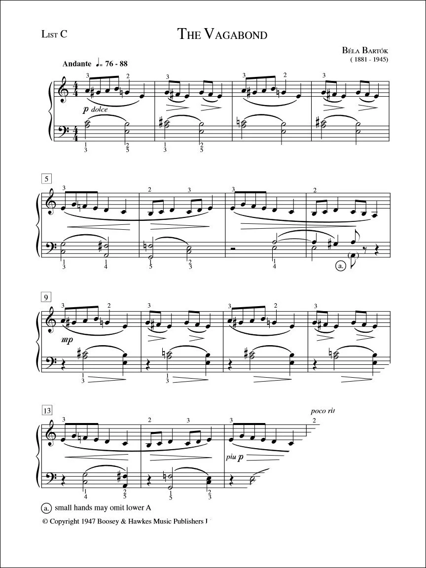 The Vagabond - Bartok