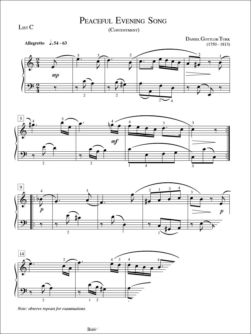 Peaceful Evening Song - Turk