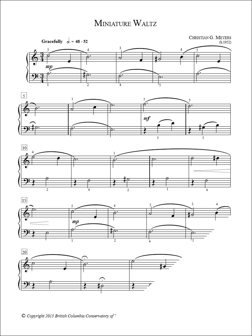 Miniature Waltz - Meyers