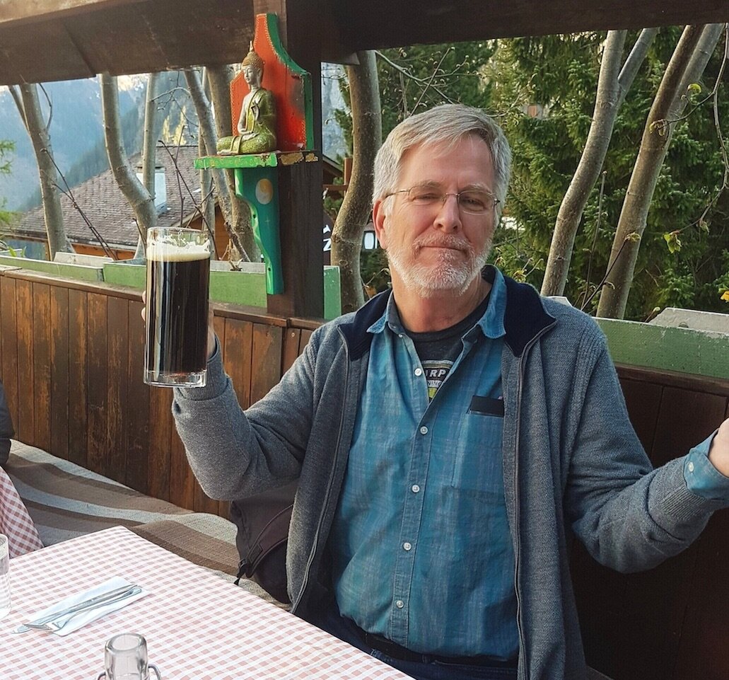 Rick Steves enjoys a Mönch