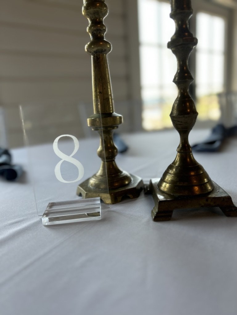 Acrylic Table Numbers