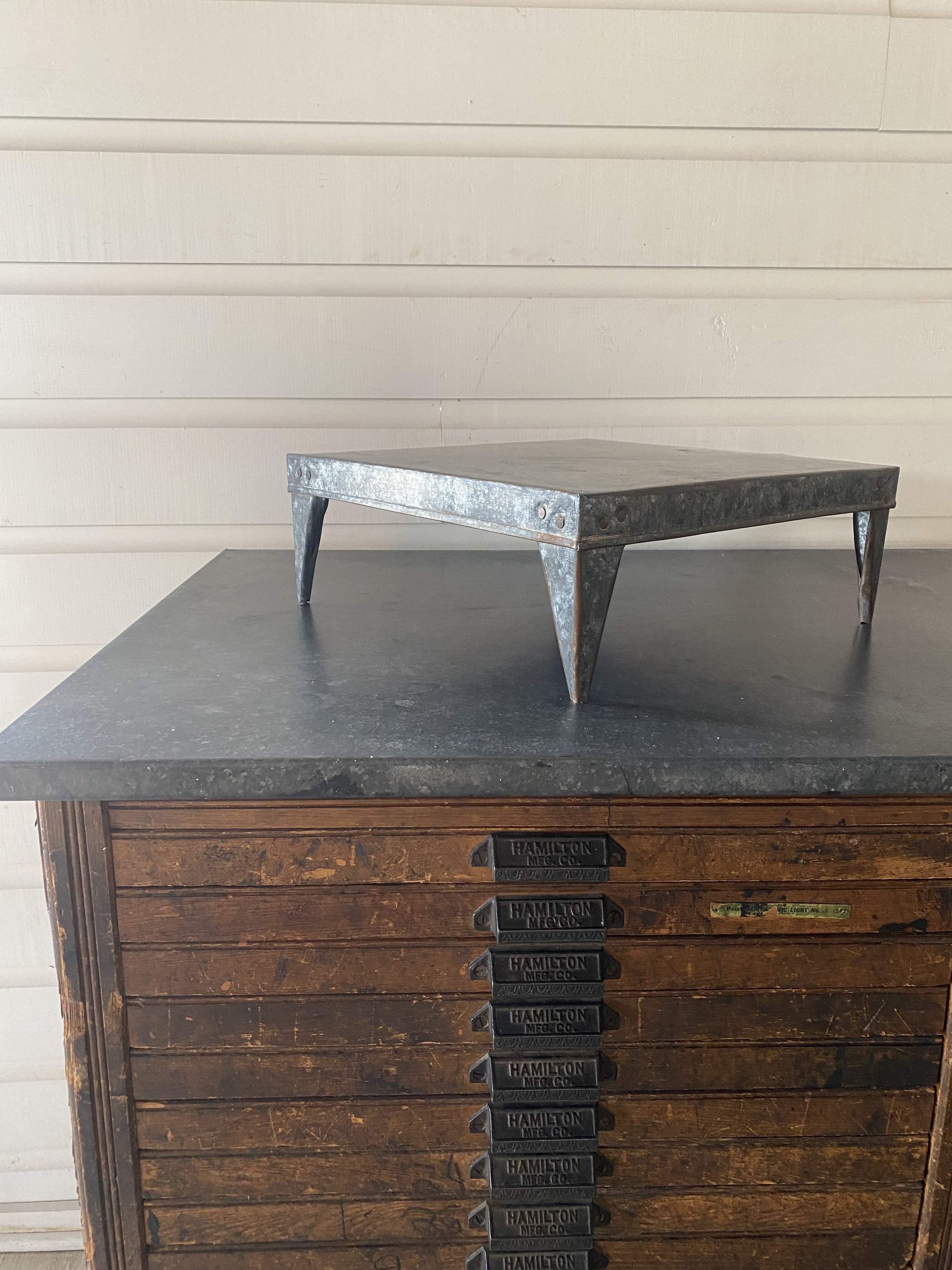 Industrial Square Cake Stand