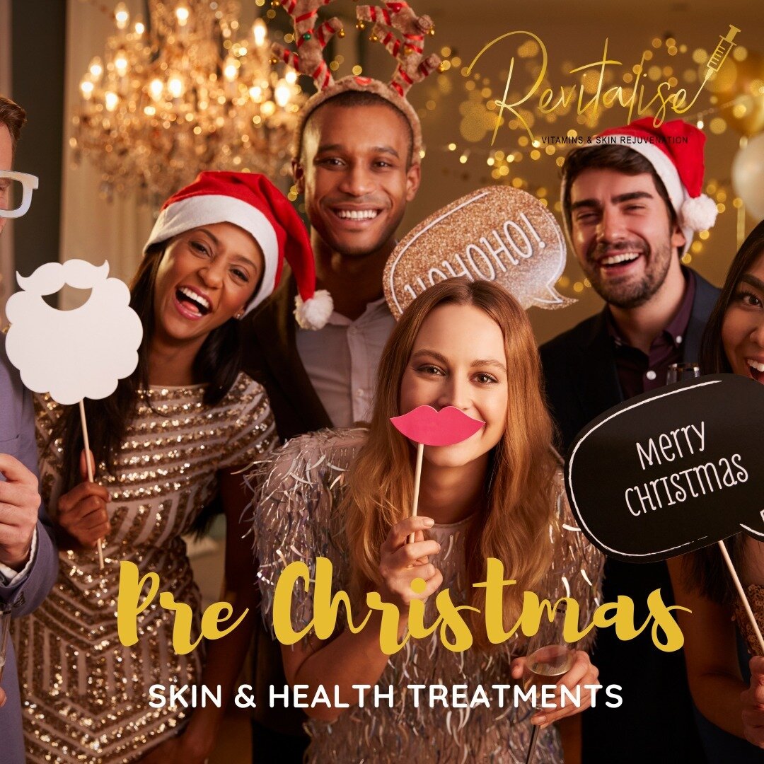 ℙℝ𝔼 ℂℍℝ𝕀𝕊𝕋𝕄𝔸𝕊 𝕊𝕂𝕀ℕ &amp; ℍ𝔼𝔸𝕃𝕋ℍ 

✨🎄 Glow Up for the Festive Season with Revitalize! 🌟🥳

'Tis the season to sparkle, and the holidays are just around the corner! 

🎅✨ Get ready to shine at those celebrations by booking in for skin t