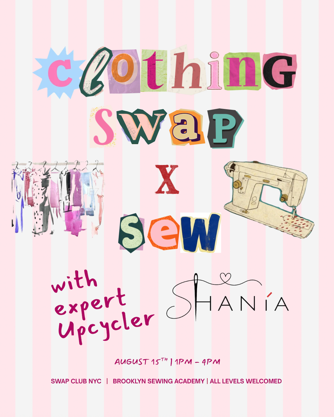 Swap & Sew ft. Swap Club and Shanía