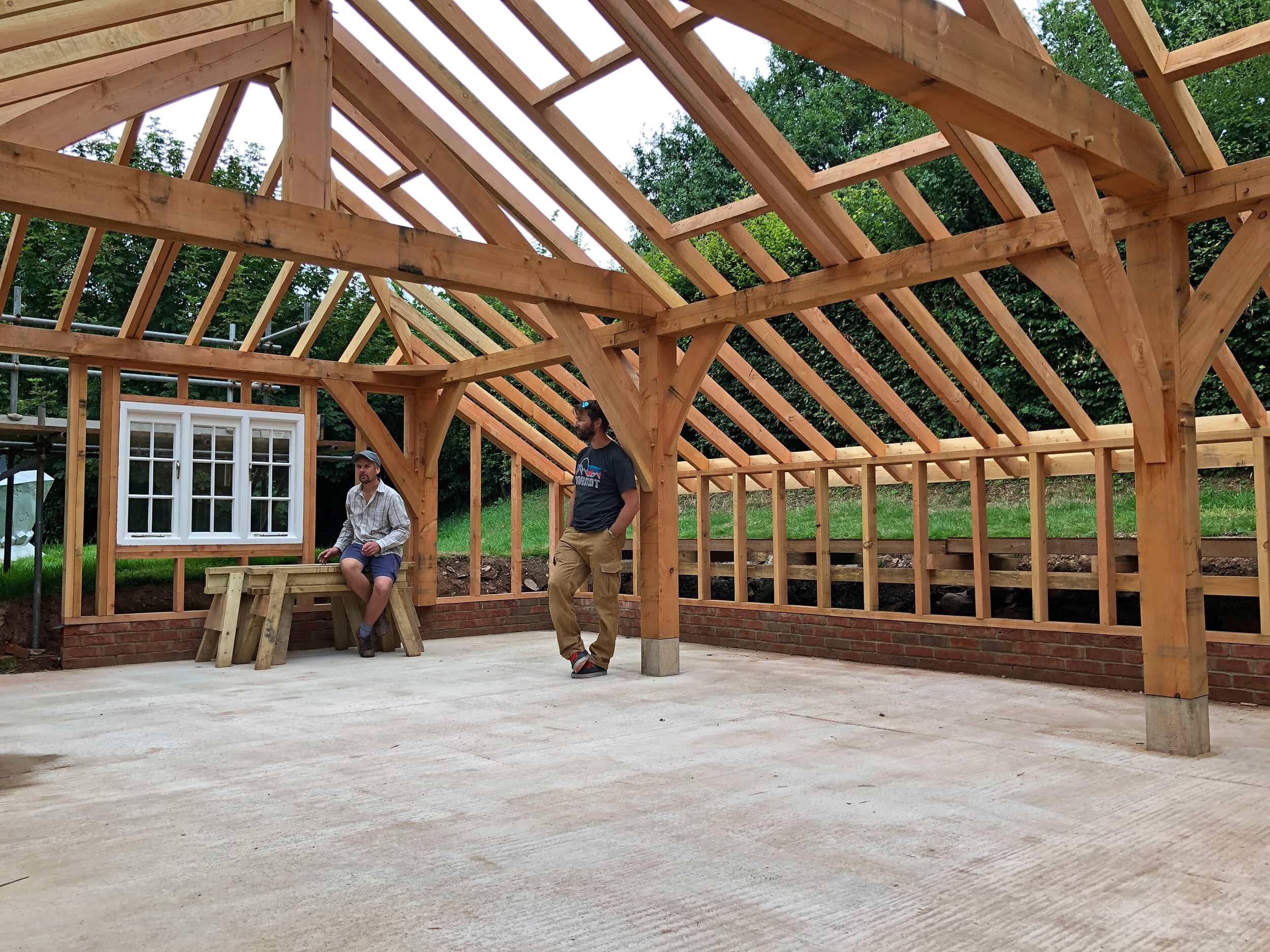 Timber-Framed Garage Devon