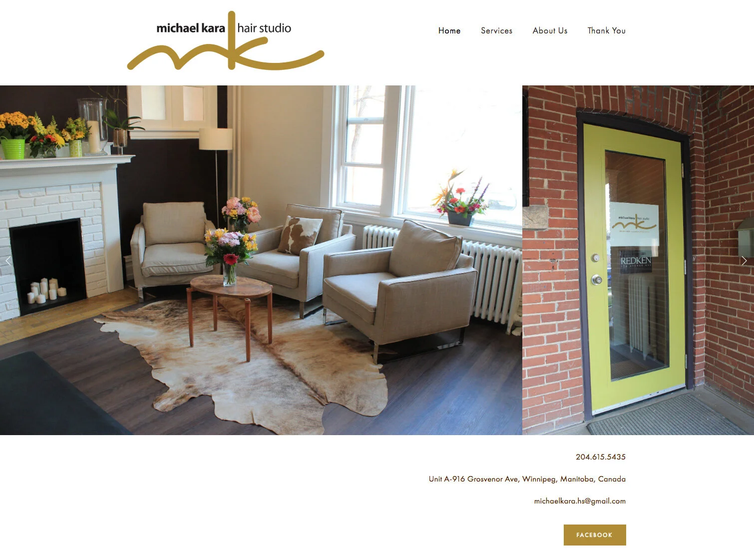 Michael Kara website home page