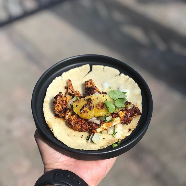 Cauliflower al pastor tacos are waiting for you!