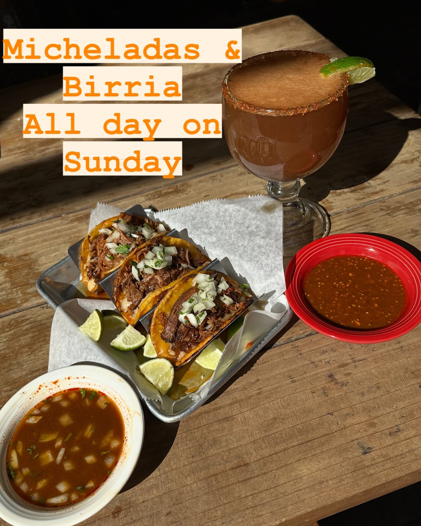 🌞 It&rsquo;s a perfect day for a Sunday Funday on the patio at COMO! 🌮🍻

Kick back with our mouthwatering Birria tacos and a refreshing Michelada, because nothing pairs better with football than great food and drinks! 🏈✨

The San Francisco 49ers 