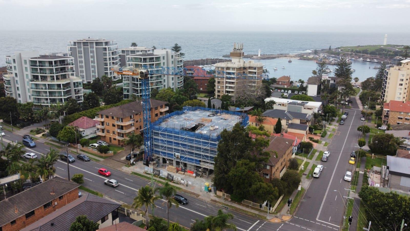  Progress of Blaq Projects’ 75 Corrimal Street development in Wollongong 