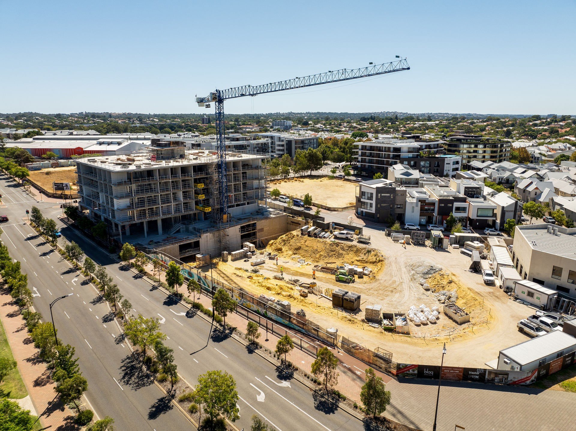 Orchard Terrance construction progress