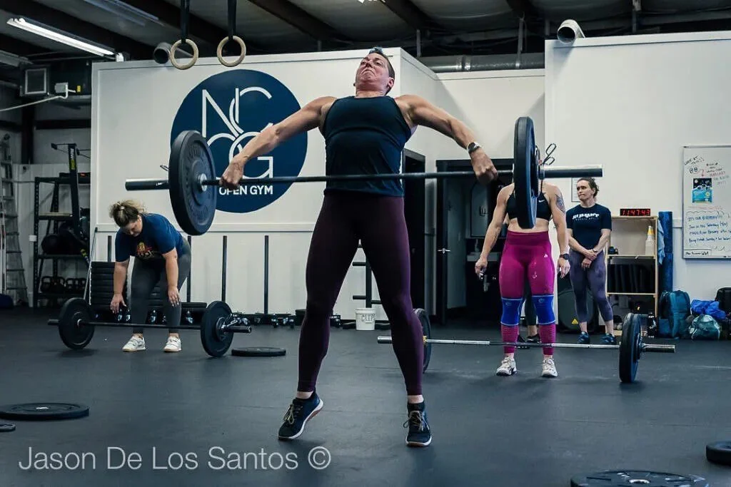 Some things I love about Oly:

There&rsquo;s room for everybody &mdash; subdivided by age AND weight class &mdash; which means the comparison game is minimized. 🏋️&zwj;♀️

At a meet, the crowd LIKES it when you struggle. There are plenty of &ldquo;p