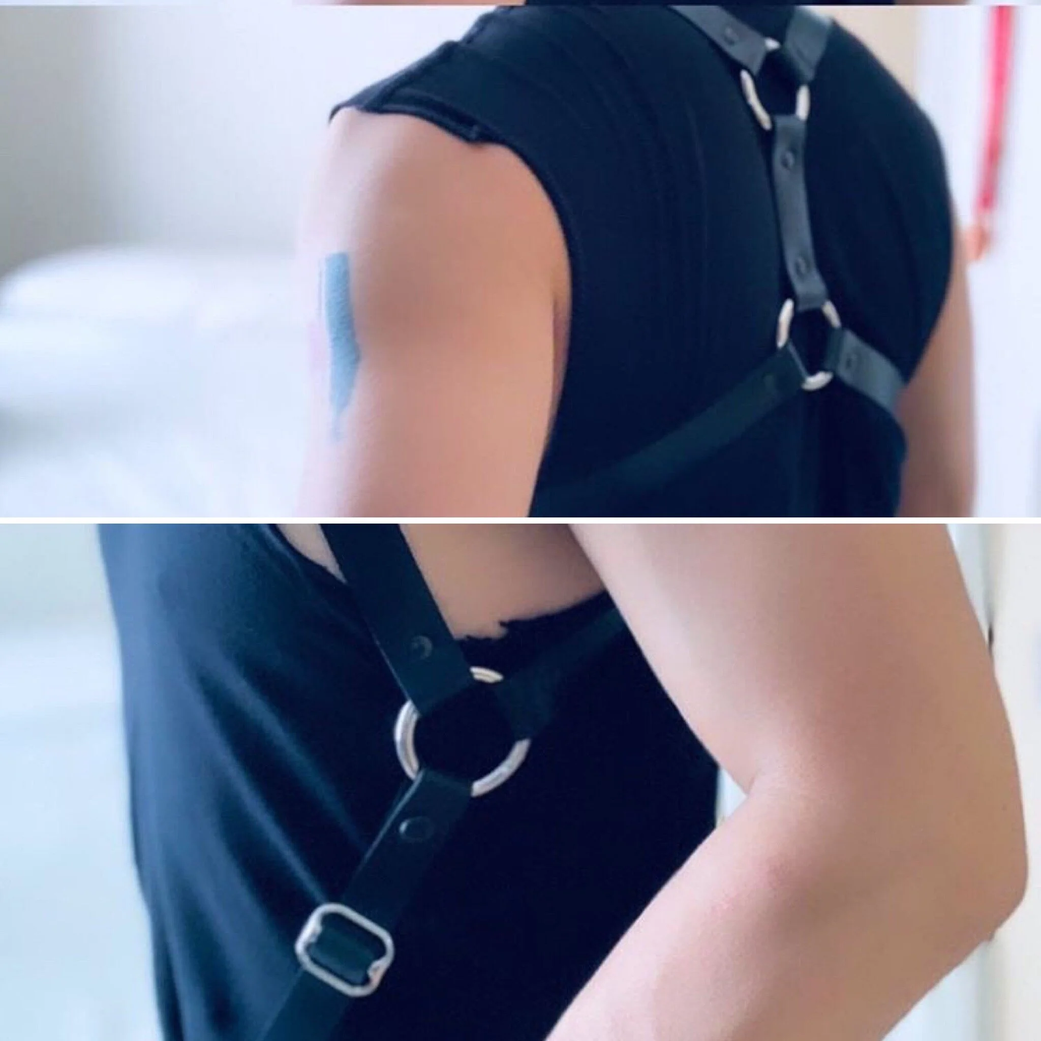   Y-Back Suspender Harness   Chrome tanned leather with removable suspender straps 