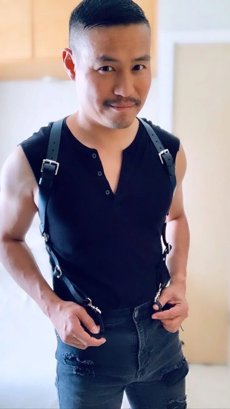   Y-Back Suspender Harness   Chrome tanned leather with removable suspender straps 