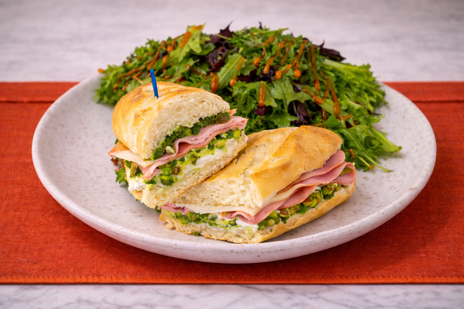 Mortadella Bolognaise Sandwich