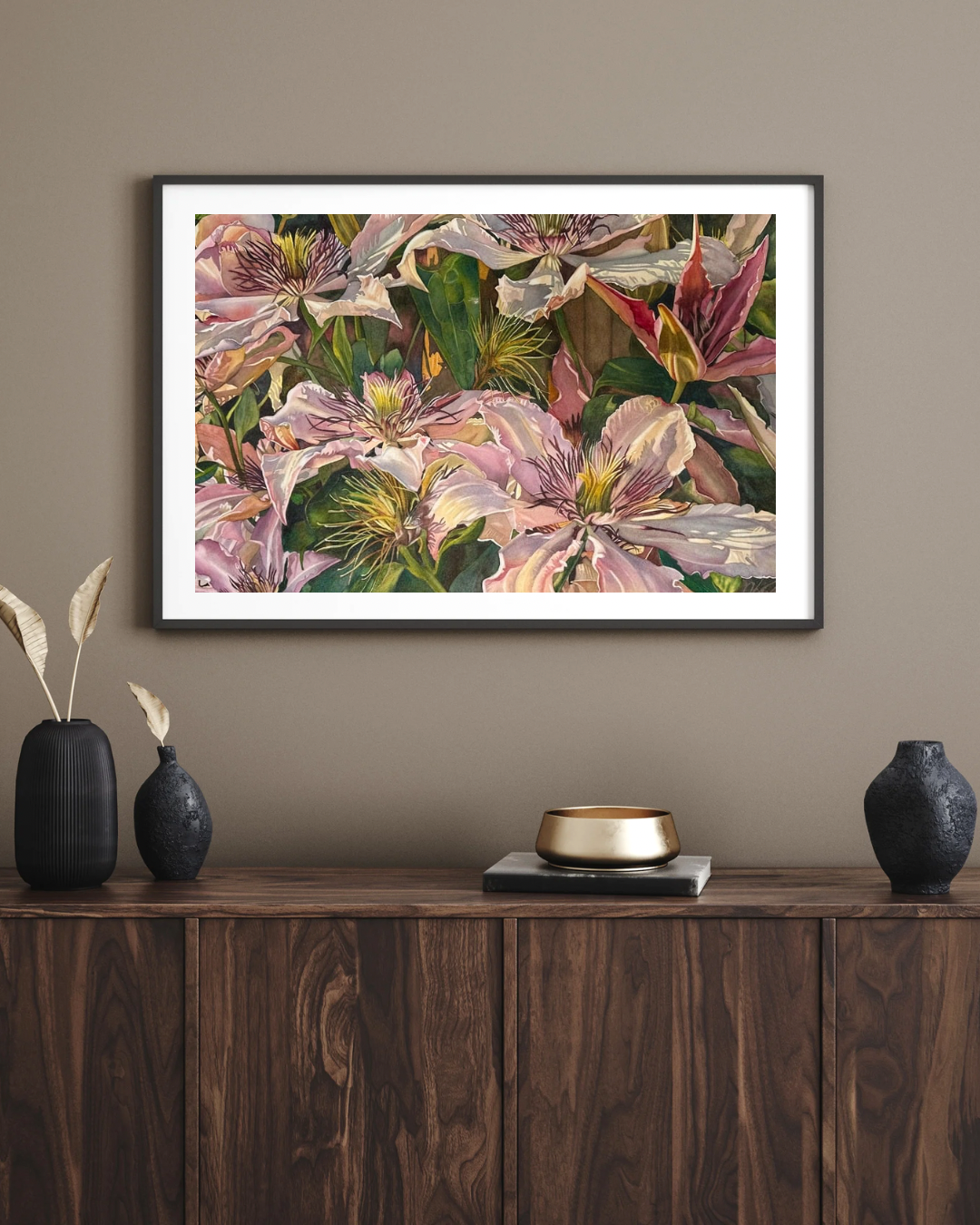 Brown Modern Minimal Living Room Horizontal Wall Art Poster Frame Mockup Instagram Post.png