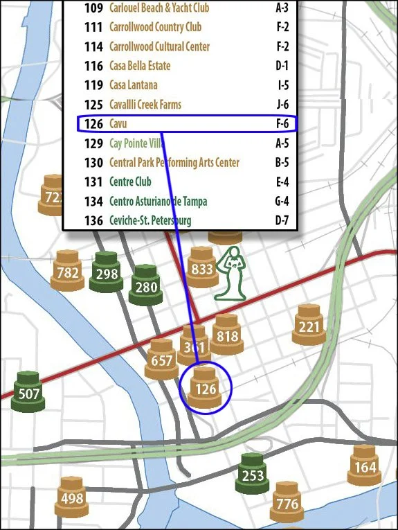 2024 Editions Tampa Wedding Map Venue Listing