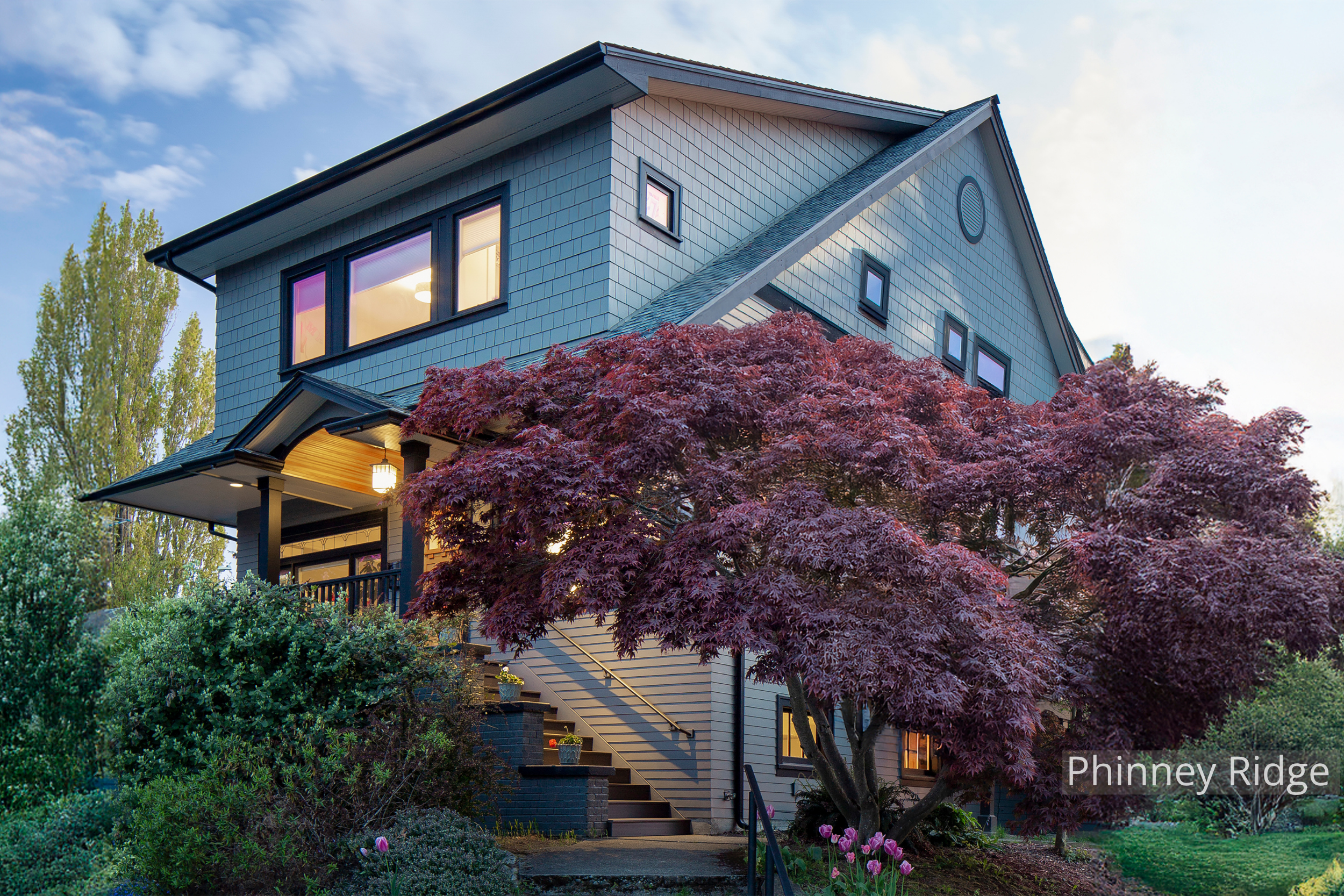 The Phinney Ridge Second Story Addition by ECCO Architecture reimagines a classic Seattle home with a thoughtful upper-level expansion. The new second story adds a spacious primary suite, two bedrooms, and a bathroom, while the remodeled kitchen and 