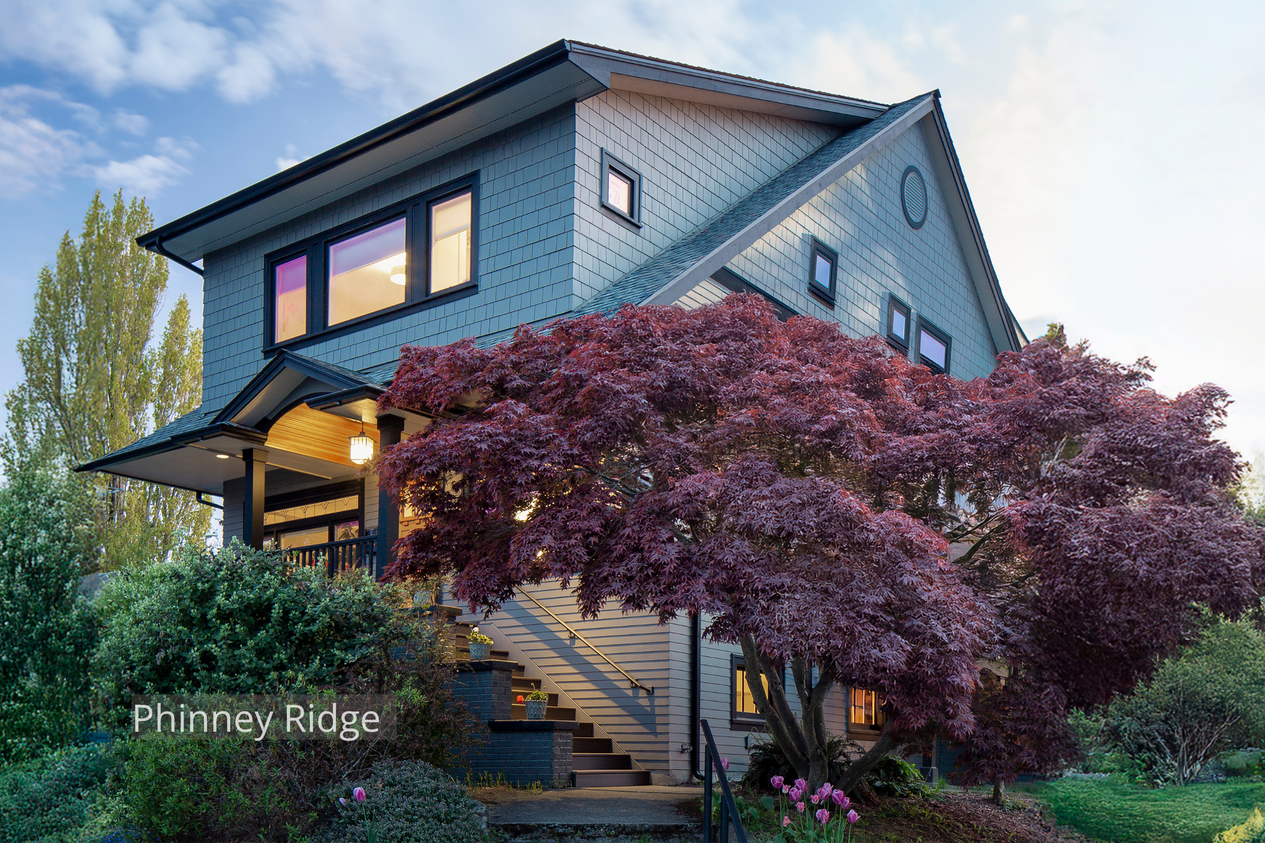 The Phinney Ridge Second Story Addition by ECCO Architecture reimagines a classic Seattle home with a thoughtful upper-level expansion. The new second story adds a spacious primary suite, two bedrooms, and a bathroom, while the remodeled kitchen and 