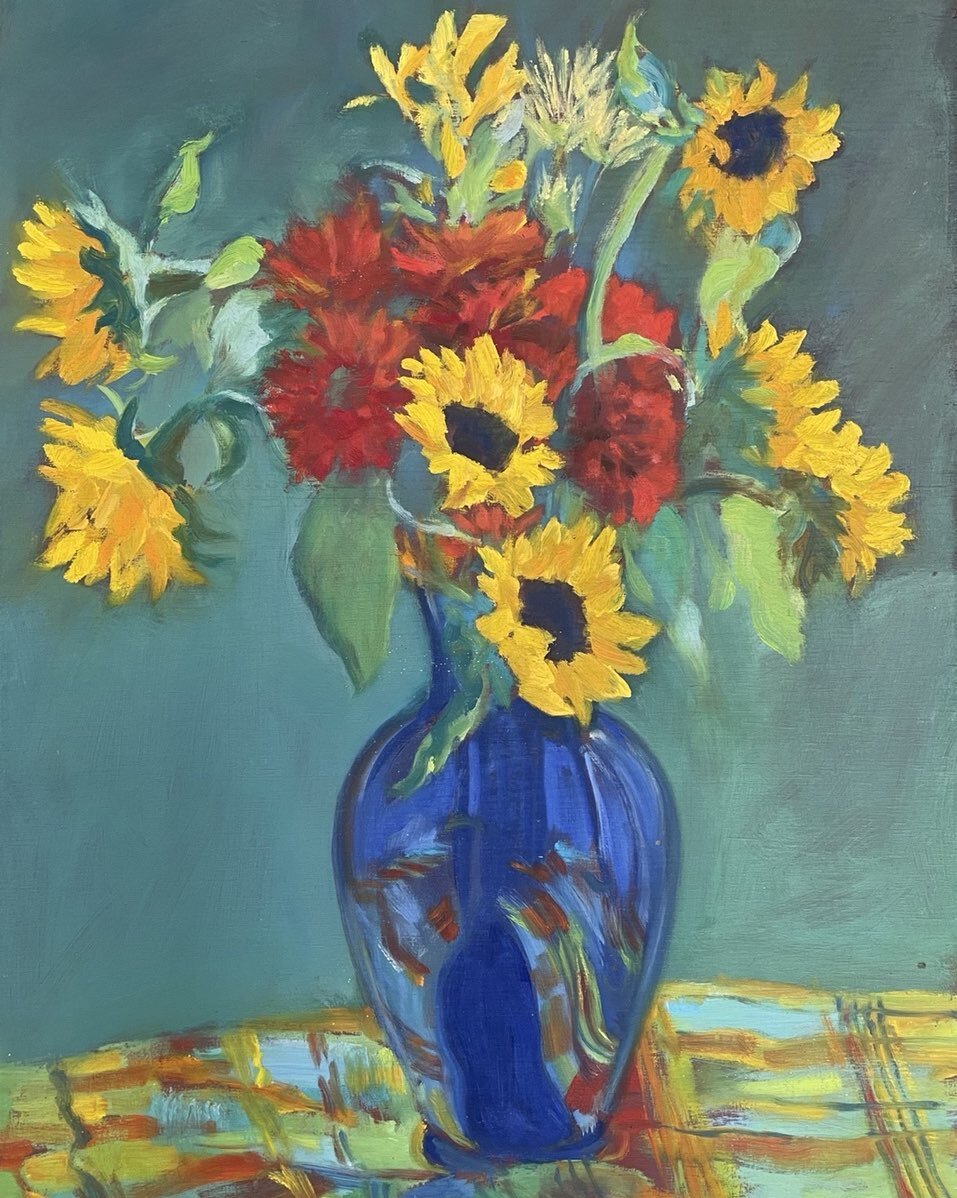 Roland&rsquo;s Sunflowers from Virginia, twenty years and timeless.  #www.rolandrichardson.com