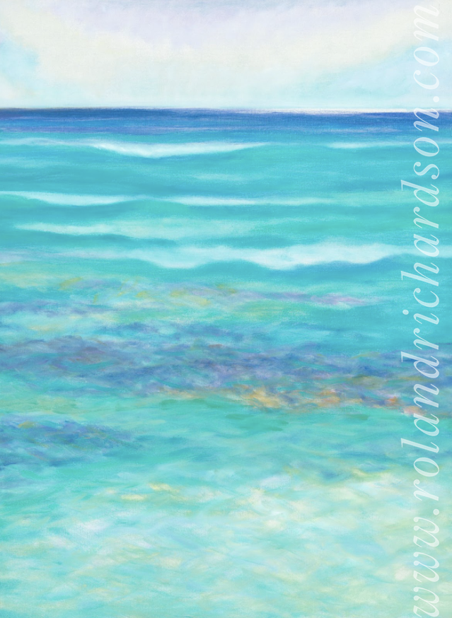 Mesmeric Wavelets and Turquoise Sea