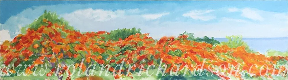 Flamboyant Landscape with View of the Sea