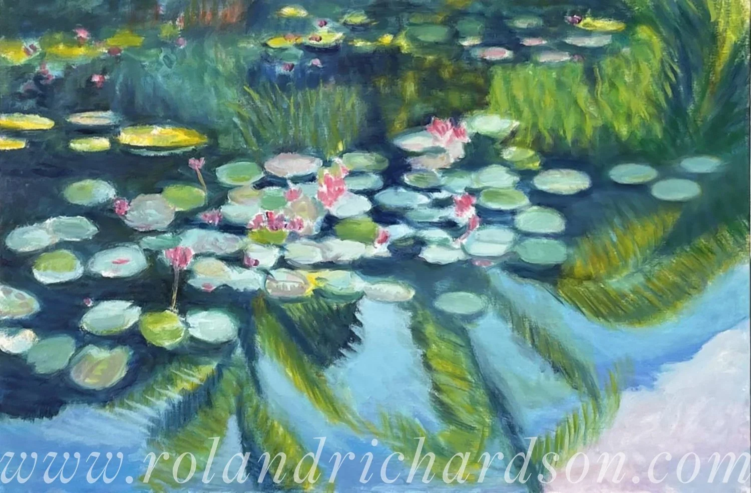 December Water Lily Garden #1 — Roland Richardson