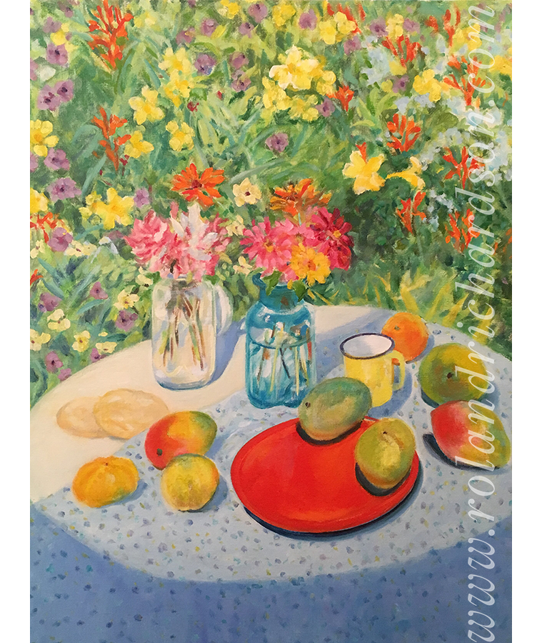 Zinnias%2Band%2BCarnations%2Bwith%2BMangoes%2Bon%2BRed%2BPlate%2Bin%2Bthe%2BGarden.png