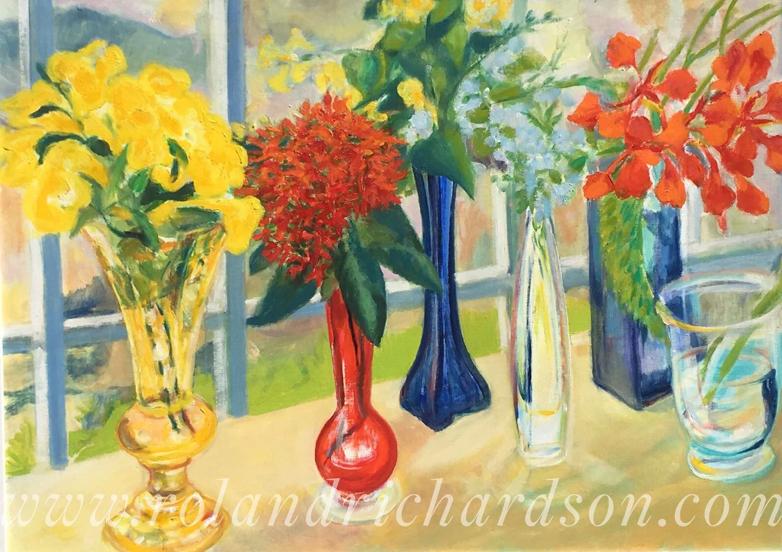 Six+Vase+Still+Life+with+Caribbean+Bloomswm.JPG