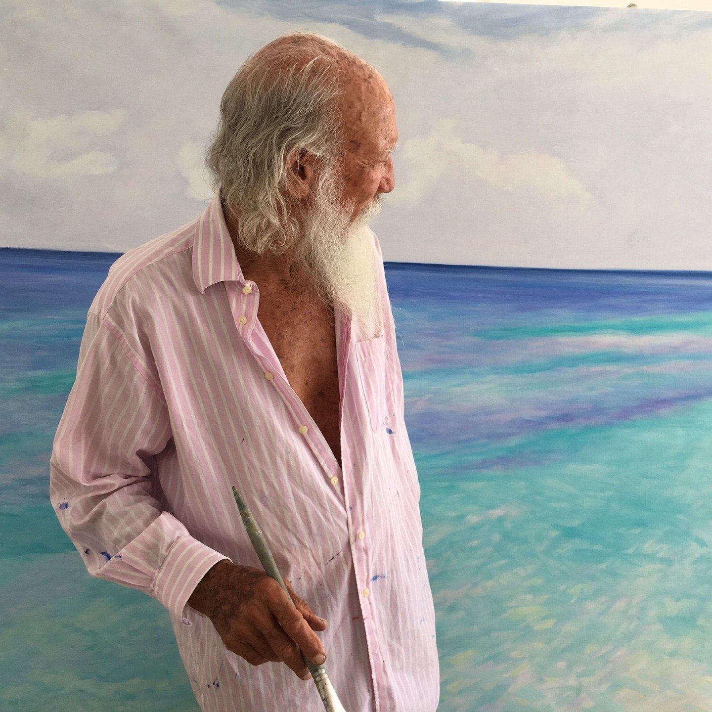 A mesmeric essay by Sir Roland Richardson with an evolution of photos and paintings of liquid turquoise.
https://www.rolandrichardson.com/sea-sensations 
#stmartin #sintmaarten #belmondlasamanna #lasamanna #caribbeansea #pleinair #pleinairpainting #g