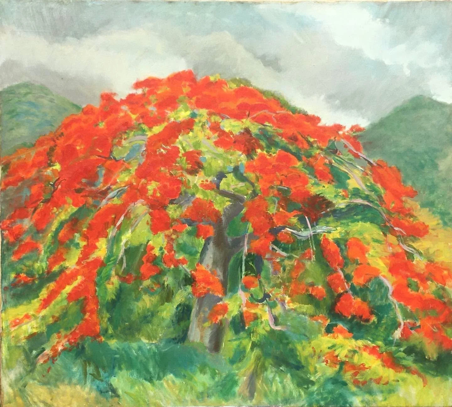 Oh Christmas tree, oh Christmas tree&hellip;🎄❤️🎄 #rolandrichardsonartgallery #flamboyant #christmascheer #stmartin #sintmaarten #naplesartdistrict #artisansplaza #joytotheworld