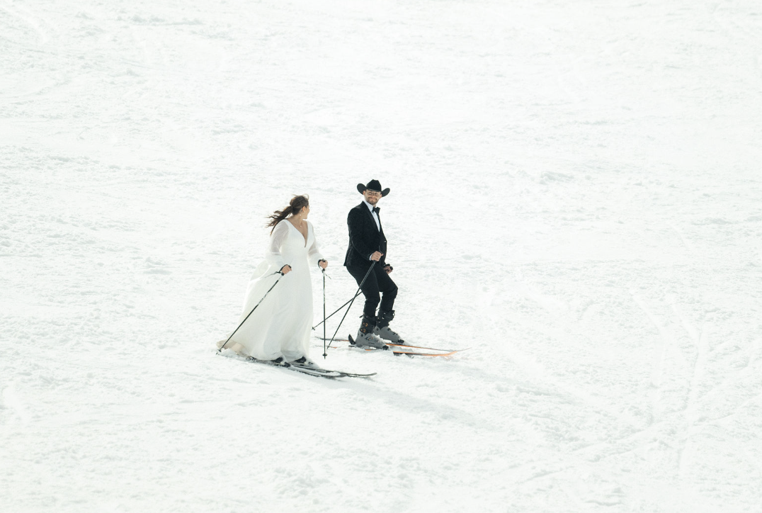 Landon &amp; Rachel’s Big Sky Ski Wedding