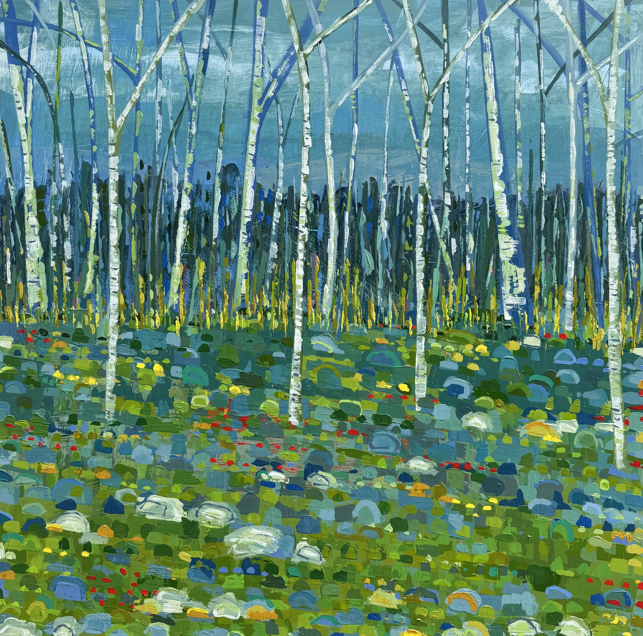 Paper Birch in Ancient Mountains