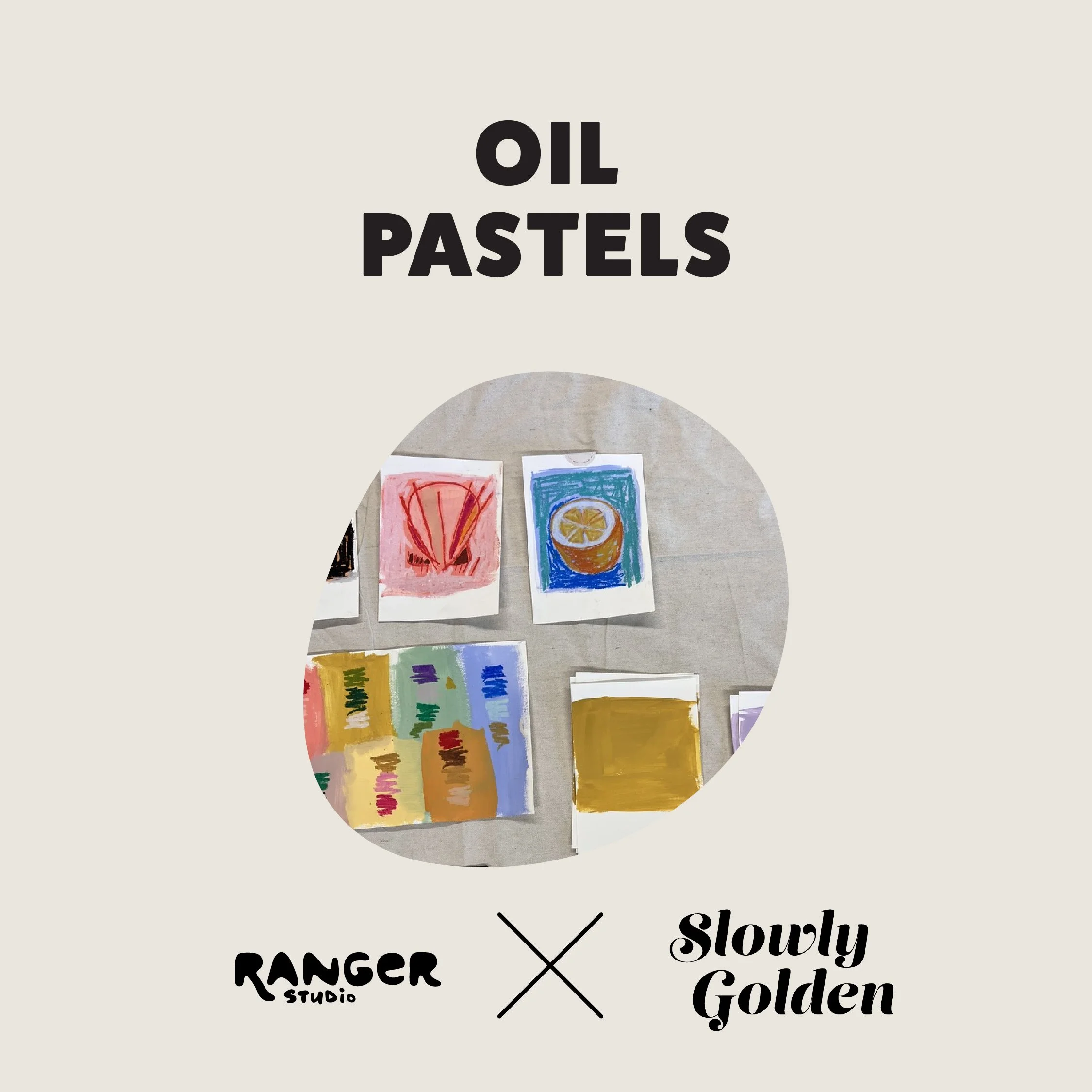Oil Pastel Workshop X Slowly Golden | Waihi Beach