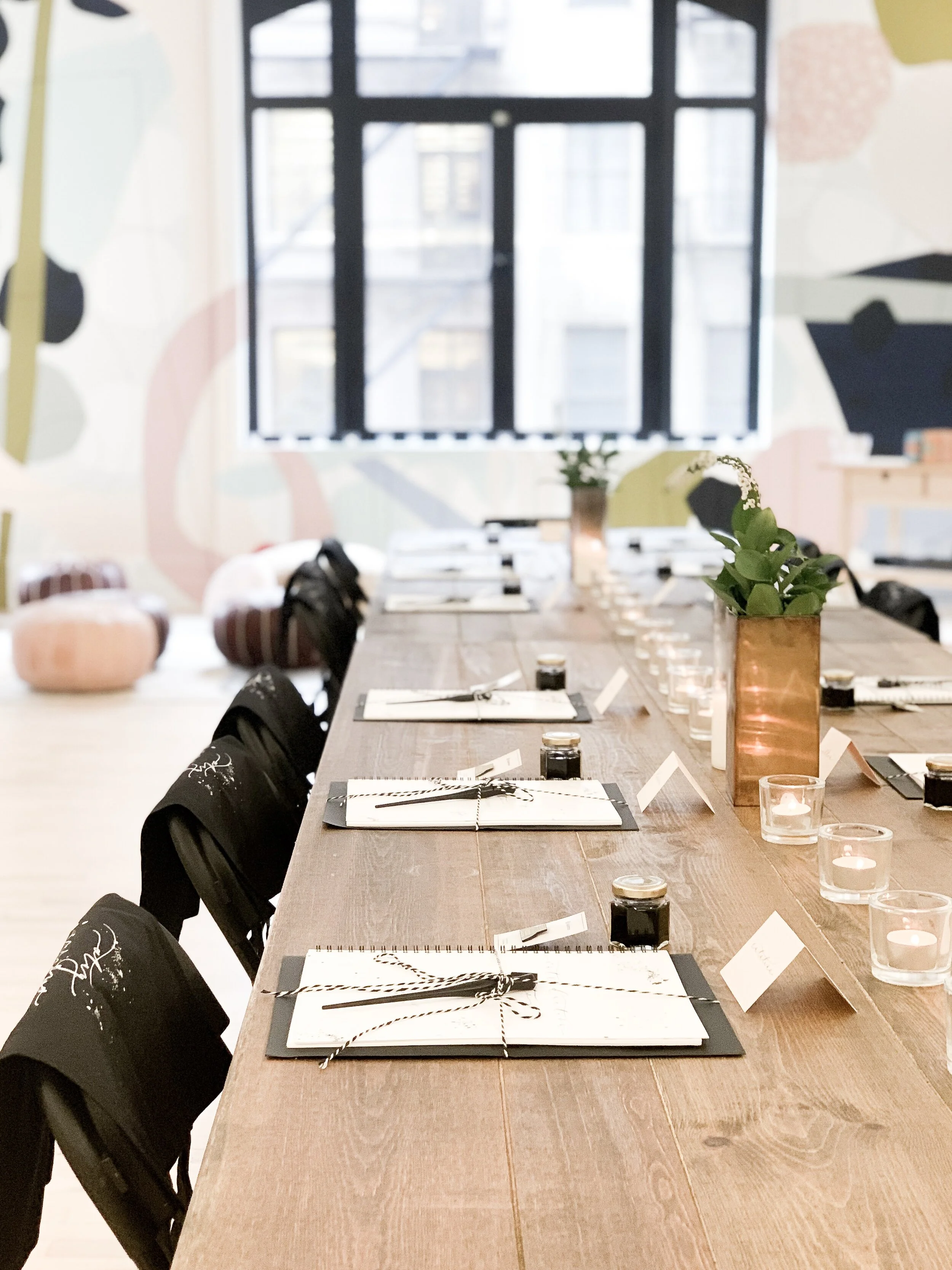 SOLD OUT  ̶E̶X̶C̶L̶U̶S̶I̶V̶E̶ ̶W̶O̶R̶K̶S̶H̶O̶P̶ ̶P̶R̶E̶S̶A̶L̶E̶ ✨ Introduction to Modern Calligraphy | NYC | March 25th