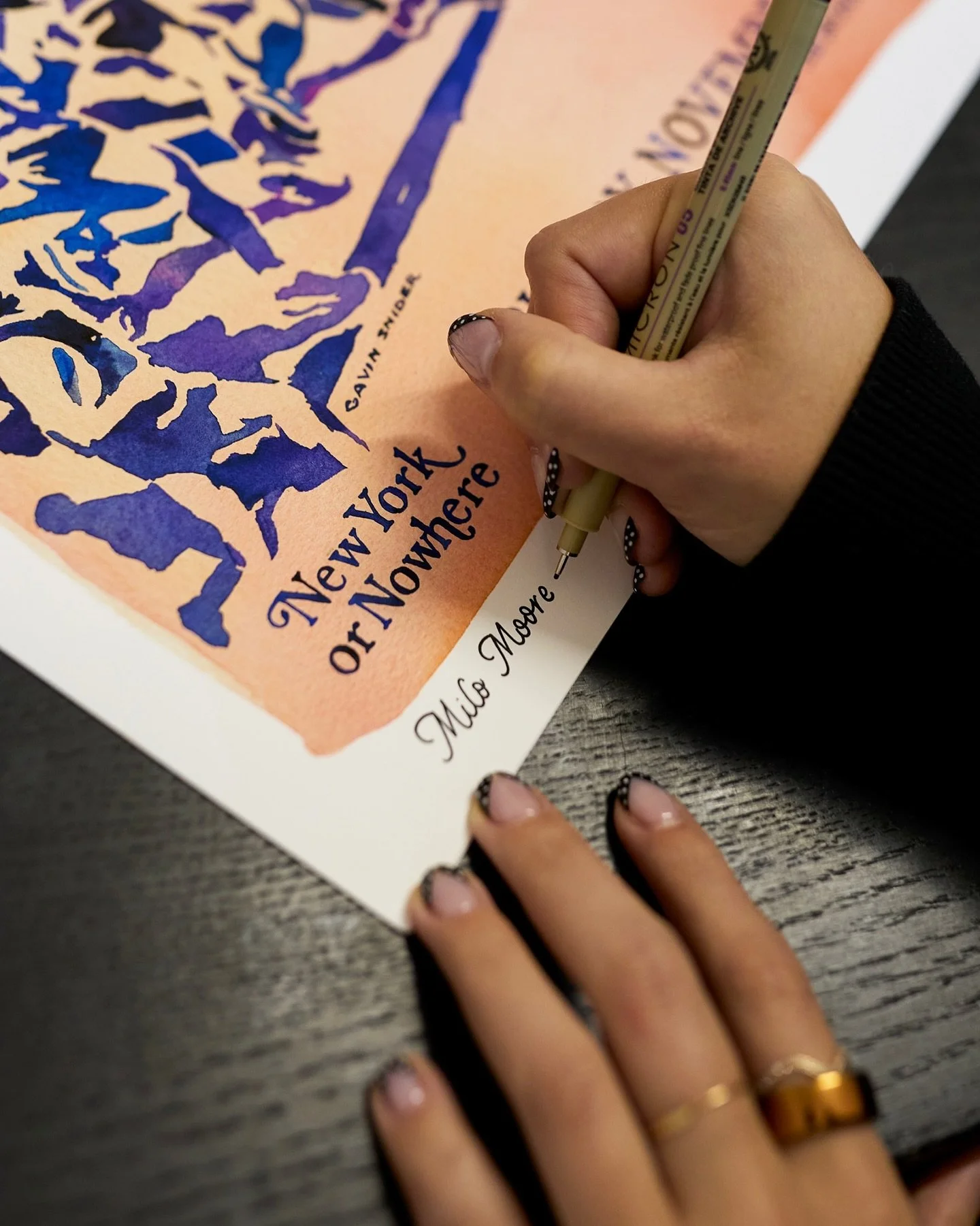 Calling all runners 🏃🏼&zwj;♀️ In case you missed it, @newyorkornowhere and the incredible @gavindedraw designed the Official Poster of the 2025 TCS New York City Marathon! And better still: you have the opportunity to customize it with your name, f