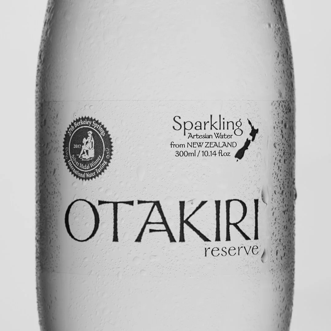 Glass water bottle product photography clear glass tauranga papamoa new zealand